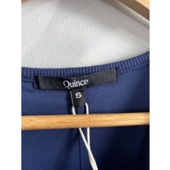 QUINCE Navy Tencel Jersey Tank  Dress NWT S - Picture 5 of 5